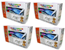 4X, X-Static 12" Inch LED Effect Light Red,Blue, Green Tape Strip Kit 4 Pack
