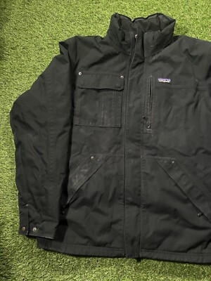 Patagonia Mens Wanaka H2NO Down Fill Jacket XL Black *No Hood | eBay