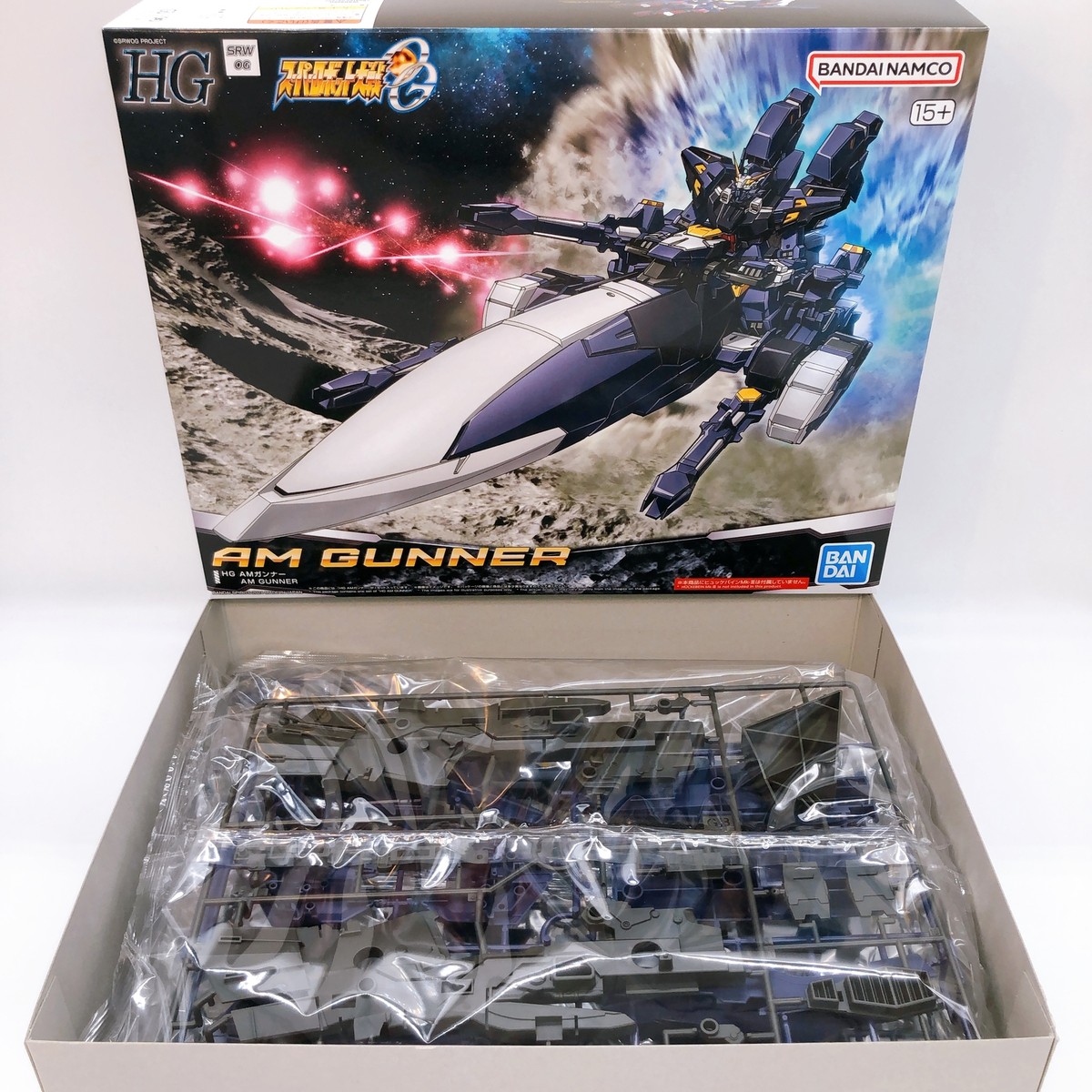 HG AM GUNNER Super Robot Wars OG Plastic Model Kit Premium