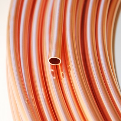 8x1 mm Kupferrohr weich im Ring - Wasserleitung Gasleitung Heizungsrohr EN1057