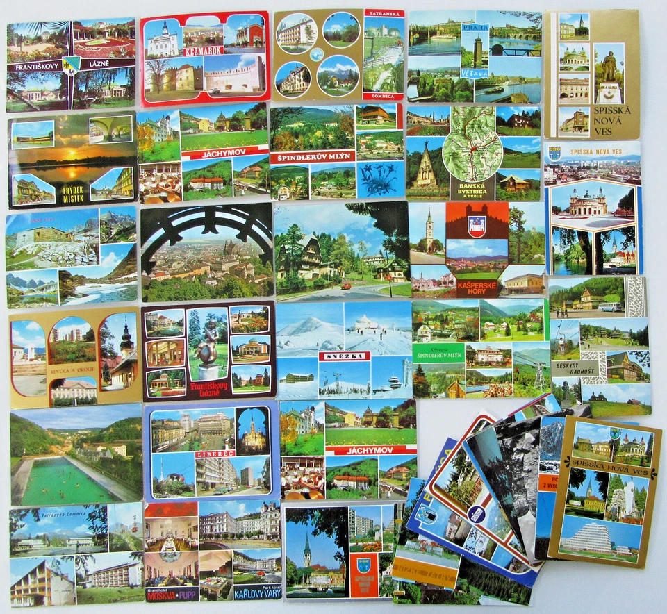 Postkarten Lot 40 x Tschechoslowakei Postcards mit Briefmarken Ceskoslovensko - Bild 1 von 2