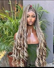 Knotless Braided wig,Box Braids,Full Lace braid wig,Braid