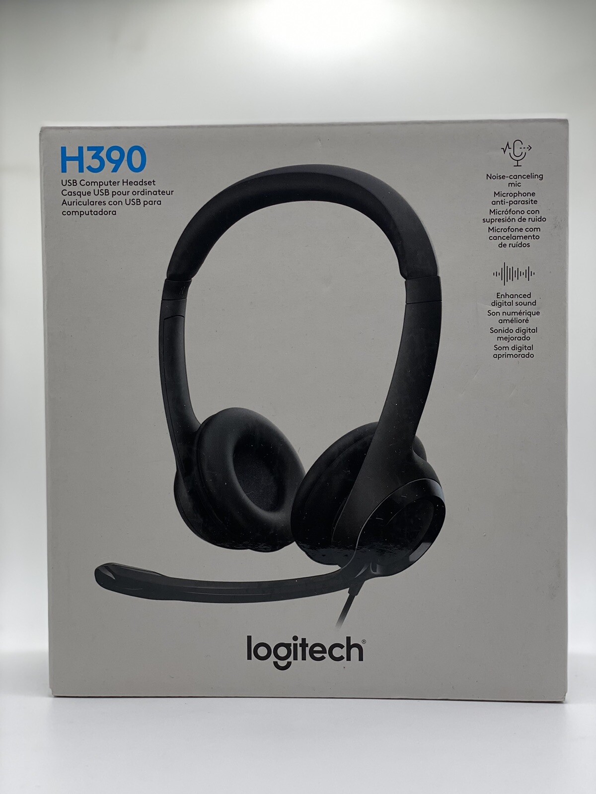 Logitech H390 Black Over the Ear Headset 133588183985 eBay