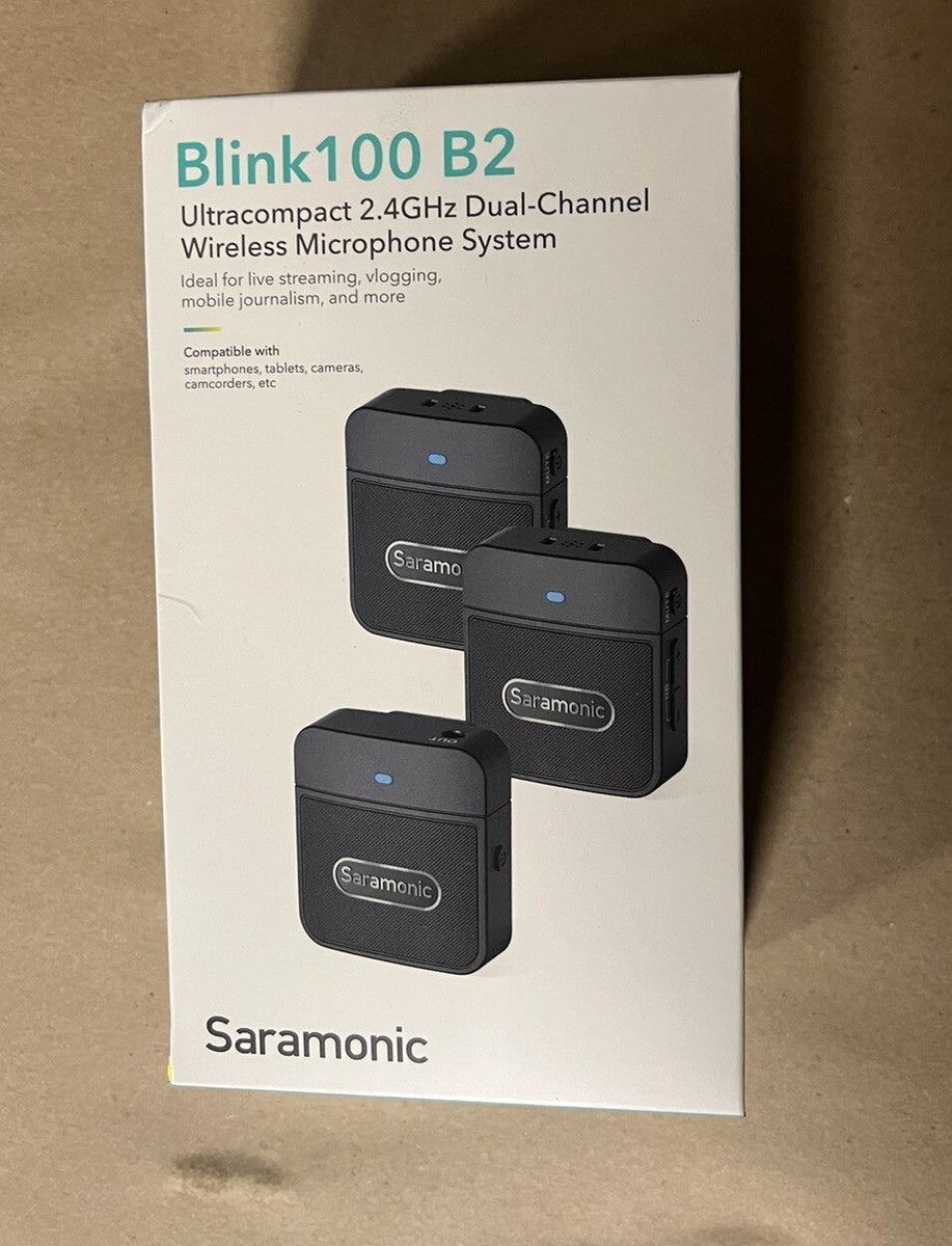 Saramonic(サラモニック) Blink100 B2 TX+TX+RX Cam/Mobile TRS+TRRS | Saramonic