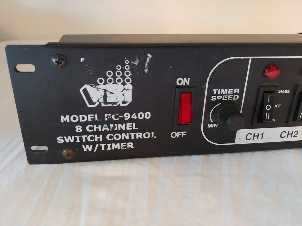 VEI PC-9400 8 Channel Remote Lighting Control Switch Timer DMX PC-9400 - Image 2 of 4