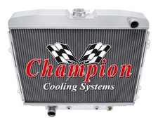 Dr Champion 3 Row Radiator16 Fanshroud-1968 1969 Ford Torino Big Block V8 Eng
