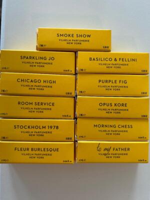 Vilhelm Parfumerie Fragrance Sample Spray 2 ml/.06 oz. You Choose! NEW! FRESH!