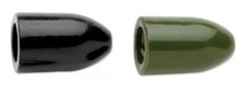 3 - TUNGSTEN BULLET WORM WEIGHTS 1/2 OZ BLACK OR GREEN PUMPKIN, FLIPPING NIP