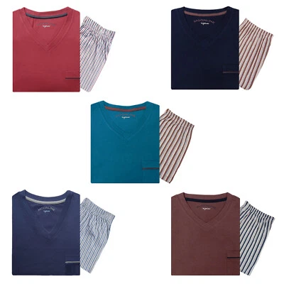 Herren Nachtwäsche Schlafanzug Pyjama kurz Manuel weich Größe M L XL XXL ***** - Bild 1 von 4