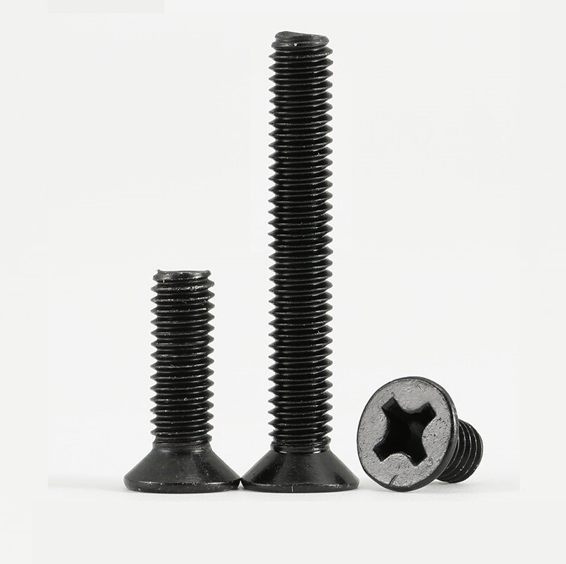 Stainless Steel Screws 100pcs M3 Flat Head Countersunk Screws - 304 Stainless Steel Phillips Machine Screws Flat Head Screws