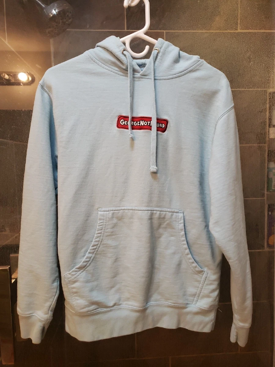 GeorgeNotFound Hoodie Sweatshirt small Blue