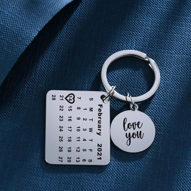 Special date best sale keychain