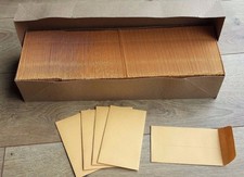 Lot of 100 Coin 3 Envelope 2.5 x 4.25 Kraft Uline S-6285 2 1/2 x 4 1/4 gummed