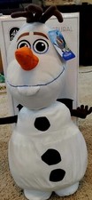 Disney Frozen Olaf Snowman Large Jumbo 25" Tall Plush Soft Toy Pre-owned w/tag