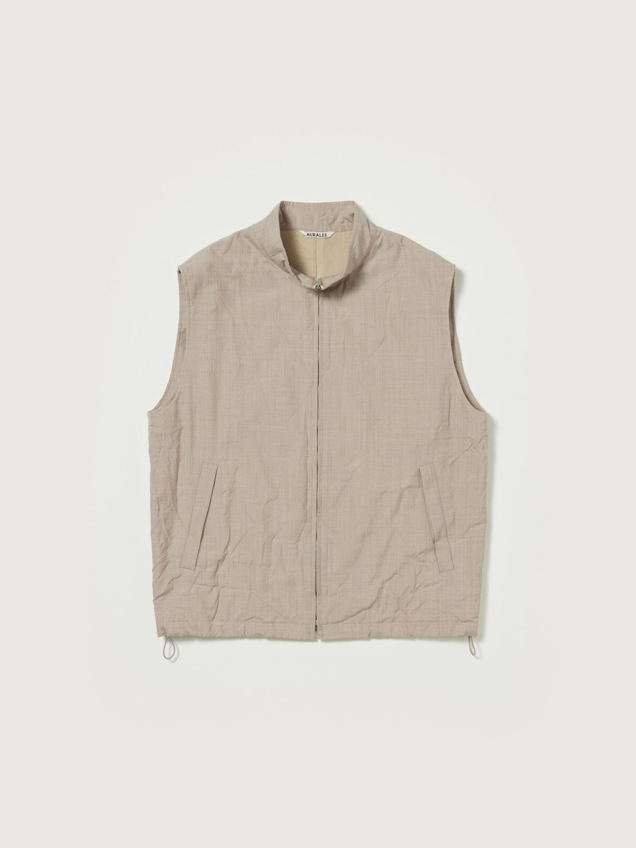 AURALEE HIGH COUNT WOOL POPLIN VEST from Japan brand new | eBay AURALEE HIGH COUNT WOOL POPLIN VEST from Japan brand new | eBay