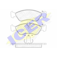 Icer BremsbeläGe Bremsbelegsatz Vorne System Ate - Teves FüR Opel Vectra B