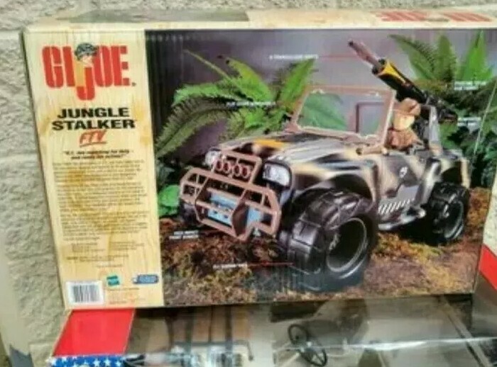 ミリタリー GIJOE JUNGLE STALKER FTV 35th Anniversary 1998 Hasbro GI Joe JUNGLE STALKER FTV New