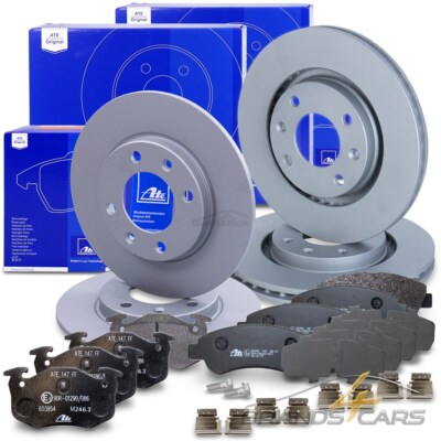 ATE BREMSSCHEIBEN + BELÄGE VORNE+HINTEN FÜR PEUGEOT 206 CC 1.4 1.6 2.0 00-05