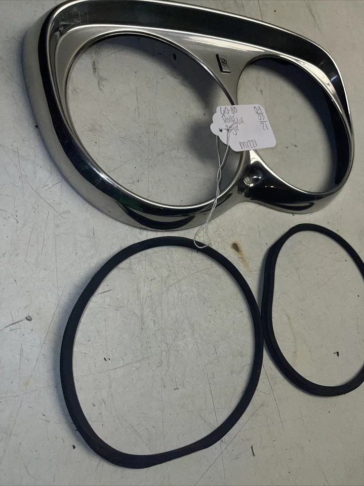 60 - 80 ROLLOS ROYCE PLATA SOMBRA FARO IZQUIERDO CROMO MOLDURA ANILLO PUERTA M1221 Foto 2 de 4