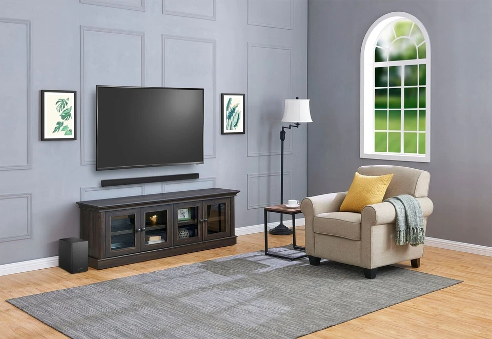 Insignia- 2.1-Channel Soundbar with Wireless Subwoofer,  Black ~ Brand New - Image 4 of 4