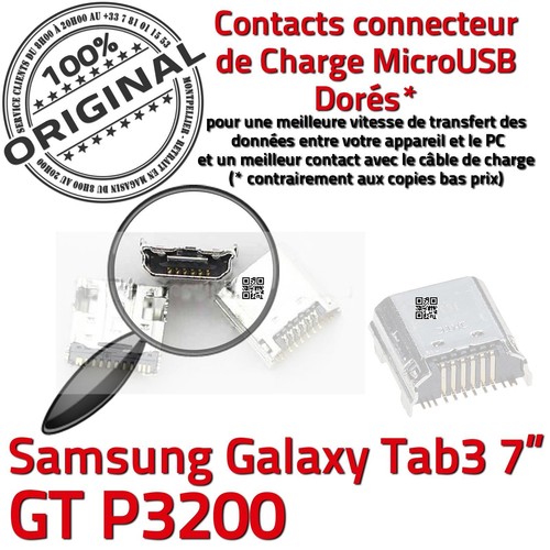 ORIGINAL Samsung Galaxy TAB 3 GT P3200 Connecteur de charge à souder Micro USB - Photo 4/5