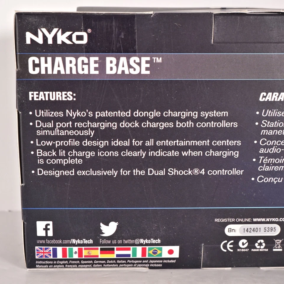 NYKO Dual Playstation 4 USB Charging Base New & Sealed - Image 3 of 4