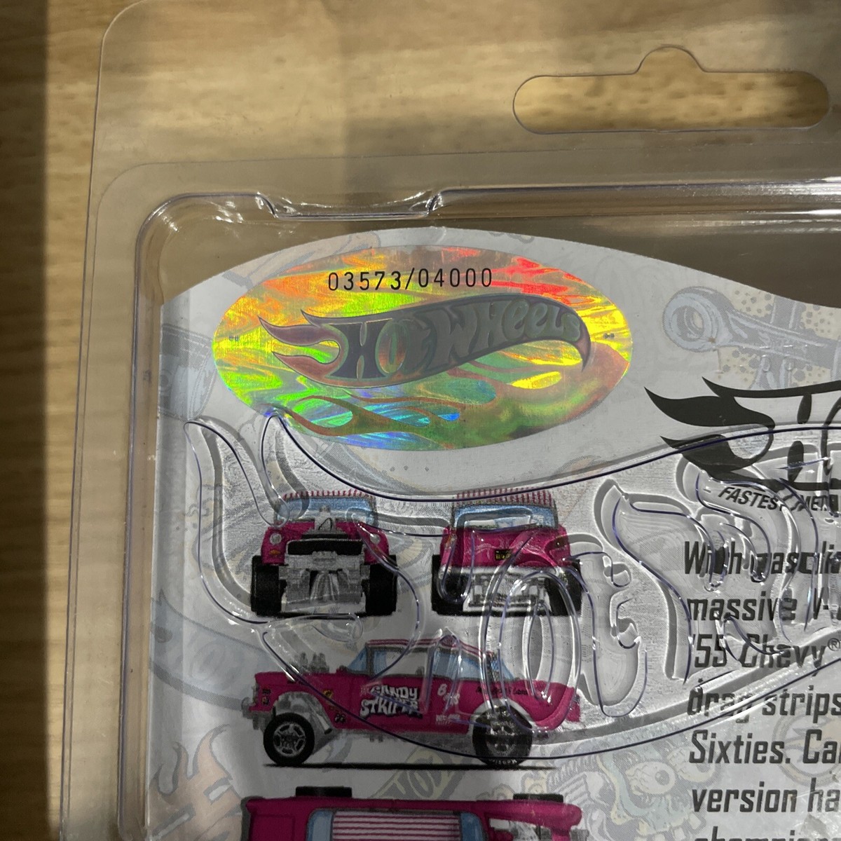 Auto World Hot Wheels Tribute 55 Chevy Gasser Candy Striper Slot Car, In-Stock Auto World Hot Wheels Tribute 55 Chevy Gasser Candy Striper Slot Car, In-Stock