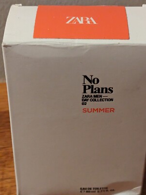Zara Man - No Plans (Summer)- Woody Citrus - Eau De Toilette 80ml