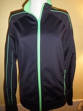 Puma Sport Lifestyle jacket blue  green small zips up front