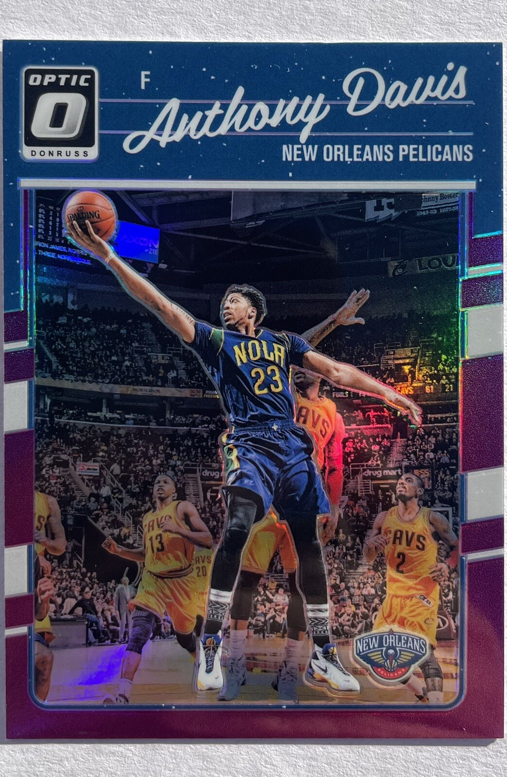 Anthony Davis 2016 Panini Donruss Optic Purple #97