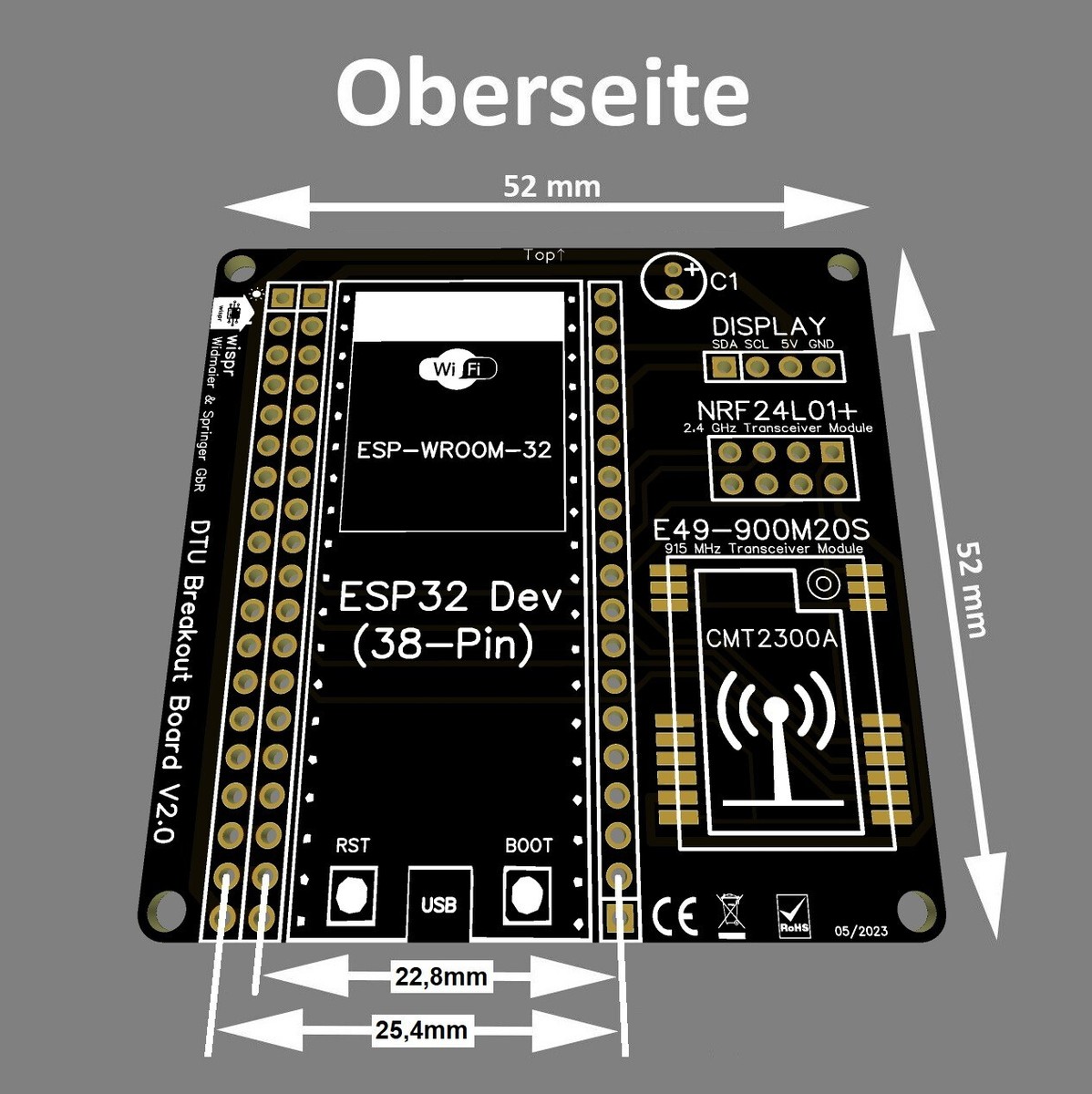 OPENDTU PER HOYMILES kit fai da te ESP32 NRF24L01 cavo display modulo presa EUR 25,35 OPENDTU PER HOYMILES kit fai da te ESP32 NRF24L01 cavo display modulo presa EUR 25,35