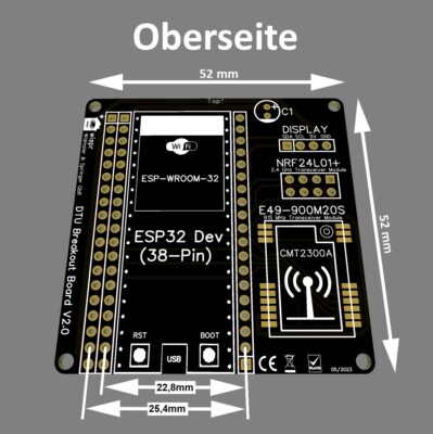 OPENDTU PER HOYMILES Kit Fai-da-te Per ESP32 Con Antenna E Presa - Foto 11