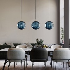 Bar Lamp Blue Glass Pendant Light Kitchen Chandelier Lighting Shop Ceiling Light