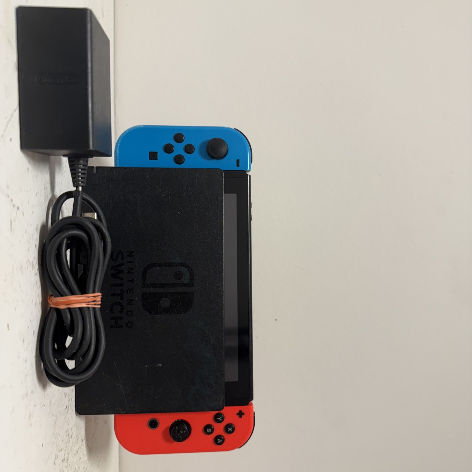 Nintendo Switch Neon Red and Neon Blue Joy-Con Console With Dock And Charger