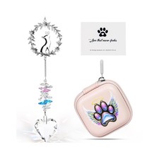 Cat Memorial Suncatcher Sympathy Gift for Pet Loss and Remembrance