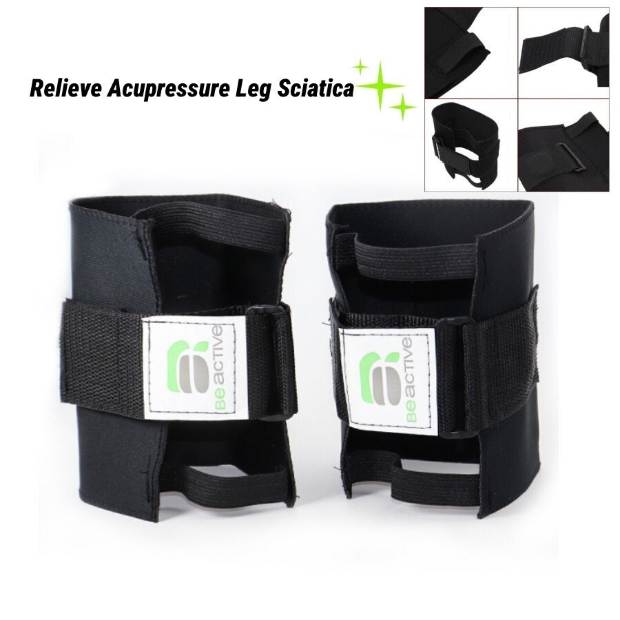 Beactive BeActive Plus Acupressure Brace 2-Pack, Leg Knee Calf Pain Relief ...