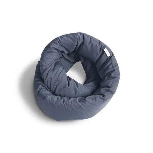 Infinity Travel Pillow - 360 Support Soft Midnight Grey Neck Pillow