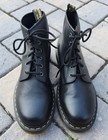Dr. Martens 101 Smooth Black Leather 6-Eye Ankle Boots - Men’s Size 12 US — photo 2