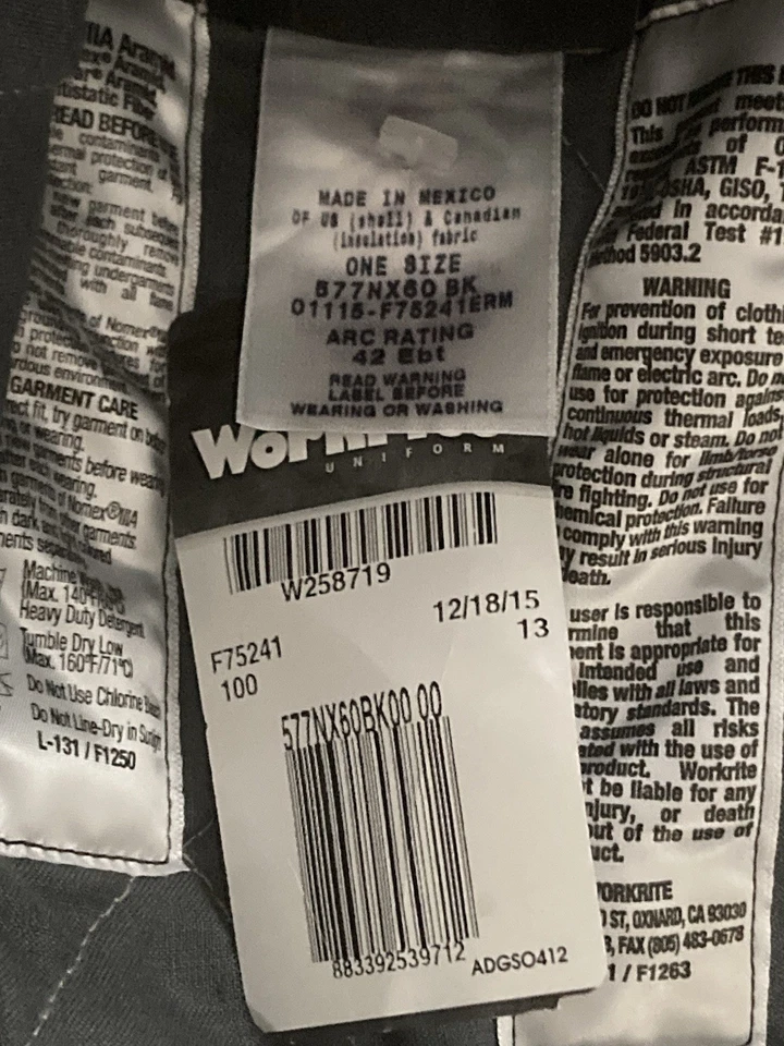 Workrite Fire Resistant Hood 577NX60 Nomex - Image 4 of 4