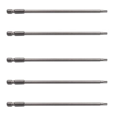 5Pcs Torx Screwdriver Bits, 1/4 Inch Hex Shank Screwdriver Bits, S2 Steel Mag...