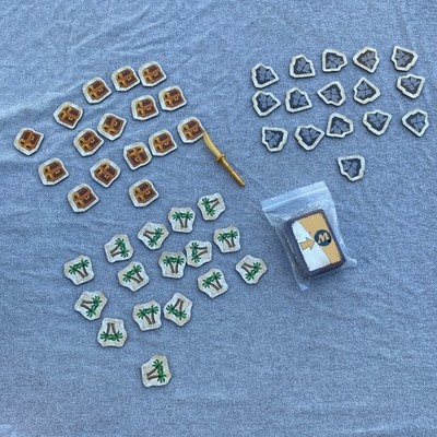 Wonder Forge Treasure X Quest for Gold Board Game-Replacement Cards  & Tokens