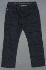 VF09414*RING OF FIRE*MADE IN USA STRAIGHT, SLIM JEANS 36X30 (msr 34"x29") BLACK