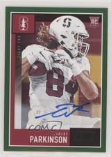 2020 Score Rookies Green Signatures Colby Parkinson #403 Auto 0q5