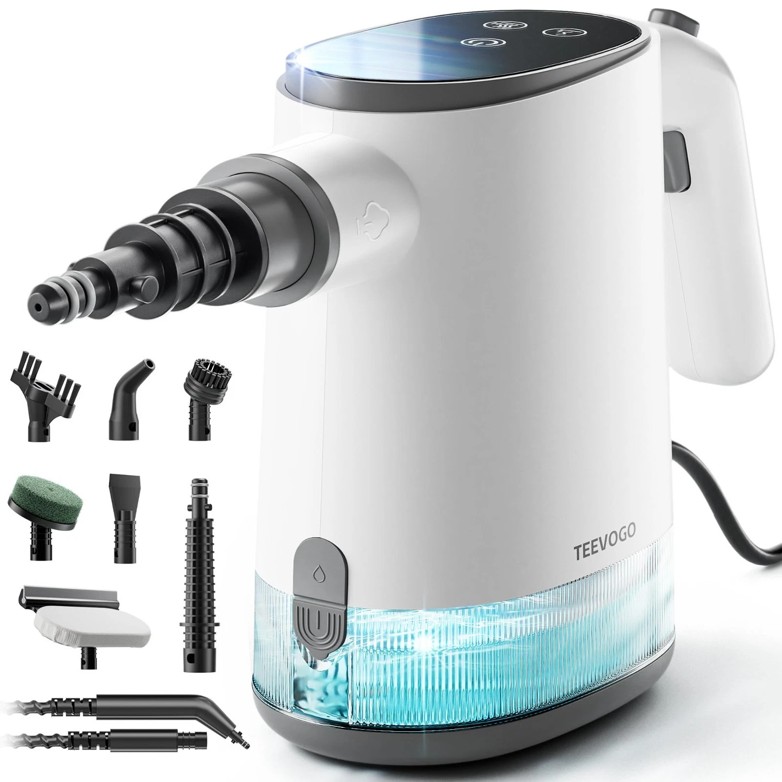 Portable Handheld Steam Cleaner - Fast Heating 15s, 650mL Tank, Adjustable Steam