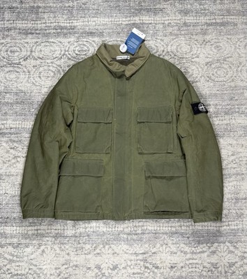 STONE ISLAND antiqued Reflective AW 007 Field Jacket White Badge Rare HAMMER XL