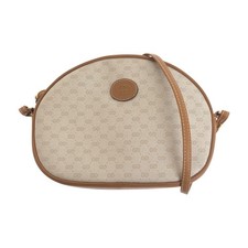 GUCCI vintage Old Gucci 007 89 0094 Shoulder Bag Pochette Beige Brown