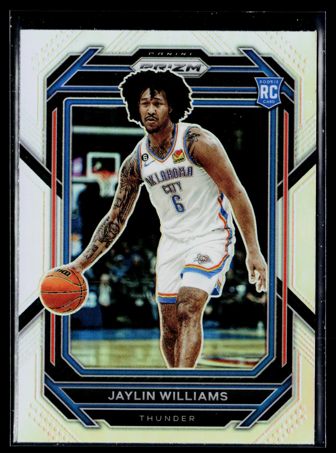 2022-23 Panini Prizm #247 Jaylin Williams Prizms Silver