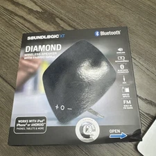  Soundlogic XT Diamond Bluetooth Wireless Speaker With Fabric Grill- Black 42773