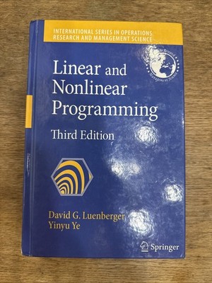 Linear and Nonlinear Programming (International Series in Operations - CLEAN EUC