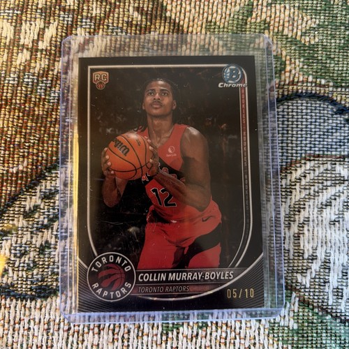 2025-26 Topps Bowman Chrome Collin Murray-Boyles RC Rookie Black Refractor /10